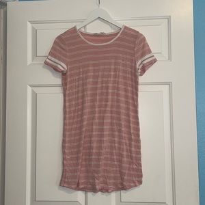 GIRLS Pink Republic Pink/White Striped Dress